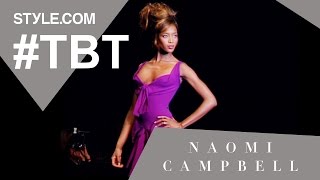 Naomi Campbell The Superest of Supermodels  TBT with Tim Blanks  Stylecom [upl. by Branscum]