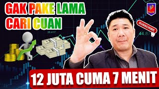 Live Trading Forex Metatrader 4 Indonesia 12 Juta 7 Menit [upl. by Eissoj]