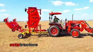 APOLLO 55 HP Tractor with 18 Del Morino finishing mowers [upl. by Ramahs525]