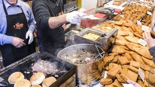 The Best of Sicily Street Food  Stigghiola Panelle Pani ca Meusa [upl. by Anialem]