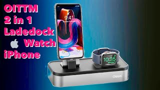 2 in 1 Apple Watch amp iPhone Ladestation von OITTM im Test Review Wohin nur mit den Kabeln [upl. by Darton]