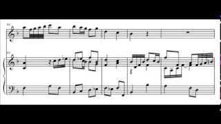 Albinoni  Concerto op 9 n 2 per oboe in Re minore  I Allegro e non presto score [upl. by Attekram157]