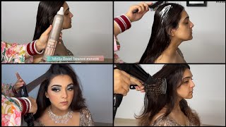 MOUSSE APPLICATION  HAIR PREPARATION  LONG LASTING CURLS  HOW TO MAKE NEAT HAIRSTYLE [upl. by Arika]