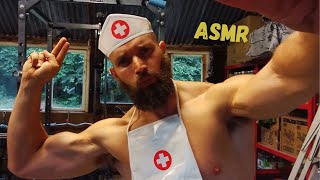 ASMR CRANIAL NERVE EXAM WITH DR SWOLE BUT EVERYTHING IS WRONG [upl. by Aenert]