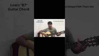 Learn quotB7quot Chord The Guitar guitarlesson guitarchords chords strings music [upl. by Ydarg]