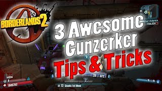 Borderlands 2  3 Awesome Gunzerker Tips amp Tricks [upl. by Eatnoid823]