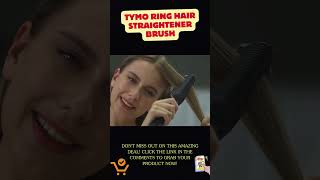 TYMO Ring Hair Straightener Brush Fast Heating 5 Temps for All Hair Types shorts [upl. by Elkraps]