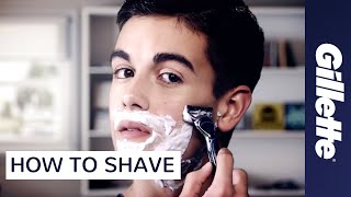 How to Shave  Shaving Tips for Men  Gillette [upl. by Cheston824]