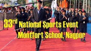 The opening ceremony of the 33rd National Sports Event by Montfort School Nagpur [upl. by Doll]