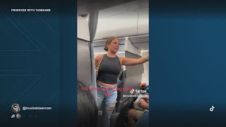 Woman taken off Dallas flight after outburst that went viral on TikTok [upl. by Countess396]