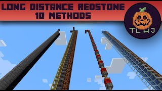 10 Ways to Send a Redstone Signal a Long Distance [upl. by Erickson]