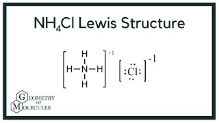 NH4Cl lewis structure How to draw NH4Cl lewis dot structure [upl. by Htomit702]