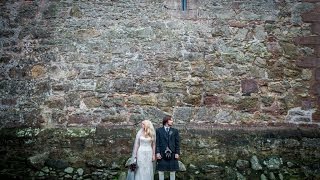 Comlongon Castle Wedding Photography  Danielle amp Stewart [upl. by Claresta]