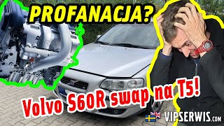 Volvo S60R  pęknięta tuleja cylindra  SWAP T5  wymiana silnika [upl. by Ecnarwal363]