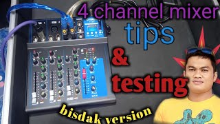 yamaha mixer 4 channel tips and testing [upl. by Quince303]