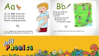 Jolly Phonics A to Z Song  Learning is fun [upl. by Rihat]