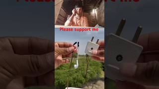 Earphone Vs 220 Volt Electricity shorts experiment please youtubeshorts subscribe [upl. by Sanborn]