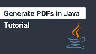 How to Generate PDFs in Java Thymeleaf instead of XSLT [upl. by Adnahsam]