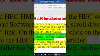 how to install HecRas modelamsayawgenethydraulicengineering8463windows viral [upl. by Eramat136]