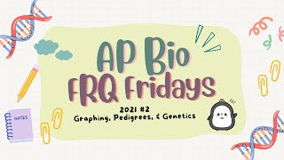 ✨AP Bio FRQ Friday 12 2021 2 Graphing Pedigree Genetics✨ [upl. by Namsaj]