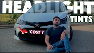 Corolla restoration ep03 Headlights tint krwa Di 😍 number plate ka kia krun🤔 [upl. by Eelram]