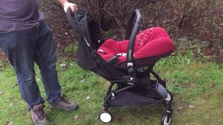 How to Mount a Car Seat on a Babyzen Yoyo [upl. by Nylrehc416]