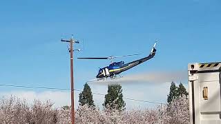 Fungicide Application by Helicopter [upl. by Newberry]