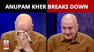 The Kashmir Files Anupam Kher Breaks Down While Interacting With Kashmiri Pandits  Newsmo [upl. by Cullie]