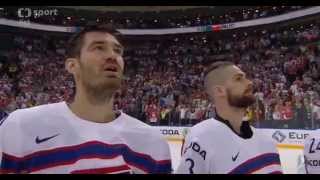 Czech Republic National Anthem on IIHF World Championship 2015 [upl. by Tnecillim]