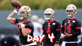 Analyzing Day 4 of the 2023 49ers QB Competition [upl. by Ahens]