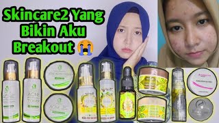 REVIEW JUJUR SKINCARE YANG MEMBUAT BREAKOUT DI KULIT SENSITIF OILY DAN BERJERAWAT [upl. by Felice167]