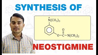 SYNTHESIS OF NEOSTIGMINE  MEDICINAL CHEMISTRY  GPAT2020  BPHARM4TH SEM [upl. by Atalie39]