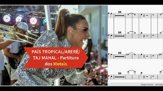 País TropicalArerêTaj Mahal  Partitura dos Metais [upl. by Halden28]