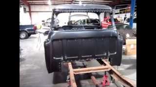 1955 Chevy truck rebuild Big back window conversion Part 2 [upl. by Attenyl628]