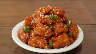 진짜 바삭한 쌀 닭강정 만들기  매콤달콤 황금 양념비율  부드러운 순살 닭강정  Sweet and Crispy Korean Chicken  Dakgangjeong [upl. by Notlrahc570]