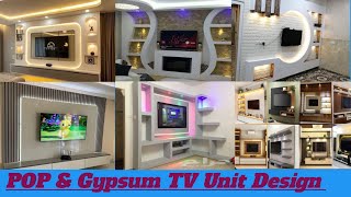 📺Latest TV Wall Unit Design  Modern👉📺 TV Wall Unit Design  pop decoration design [upl. by Dianna]