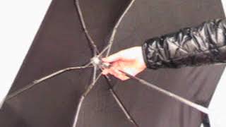 how to open and close folding mini compact umbrella [upl. by Nalro395]