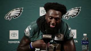 Eagles WR Parris Campbell speaks to the Philly media at OTAs [upl. by Seluj]