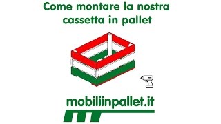 Montaggio cassetta in legno [upl. by Akinahs]