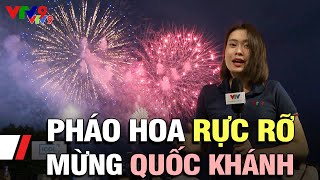 Tp Hồ Chí Minh Pháo hoa rực rỡ mừng Quốc Khánh [upl. by Ilarin]