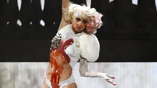 Lady Gaga  VMA 2009 Paparazzi  HD Singing amp Rare Scene’s [upl. by Joette]