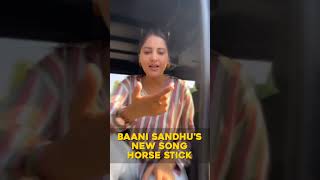 Baani Sandhu new song horsestick baanisandhu [upl. by Nylarad370]