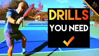 Only 7 Drills You Need to Level Up Your Pickleball Game [upl. by Azne]