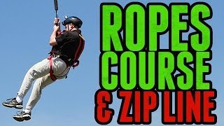 NEW Ropes Course and Zip Line at Moody Gardens Galveston Island [upl. by Ramiah]