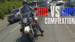 Bike VS Cops Motorcycle Cop Chase Compilation Video Bikers Running From Police Chases Stunt Bike [upl. by Folly]