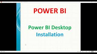 Power BI Tutorials  02 Power BI Desktop Installation  How to install Power BI desktop [upl. by Gnol]