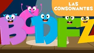 Mis primeras letras  Las consonantes para niños [upl. by Hayilaa]