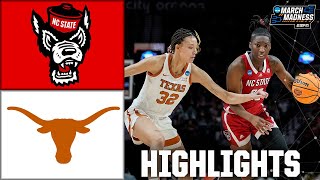 NCAA Tournament Elite 8 NC State Wolfpack vs Texas Longhorns  Full Game Highlights [upl. by Gibby]