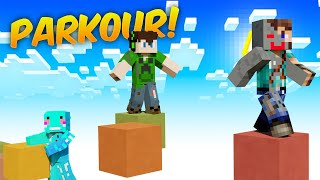 Minecraft Parkour with ezio18rip DREAMBOYYT [upl. by Yenor]