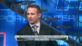 NFL Merril Hoge compares QB standouts Luck and RG3 [upl. by Mathis504]